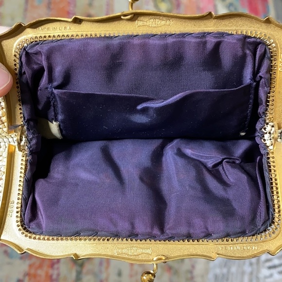 Vintage whiting & Davis mesh clutch - Picture 4 of 7